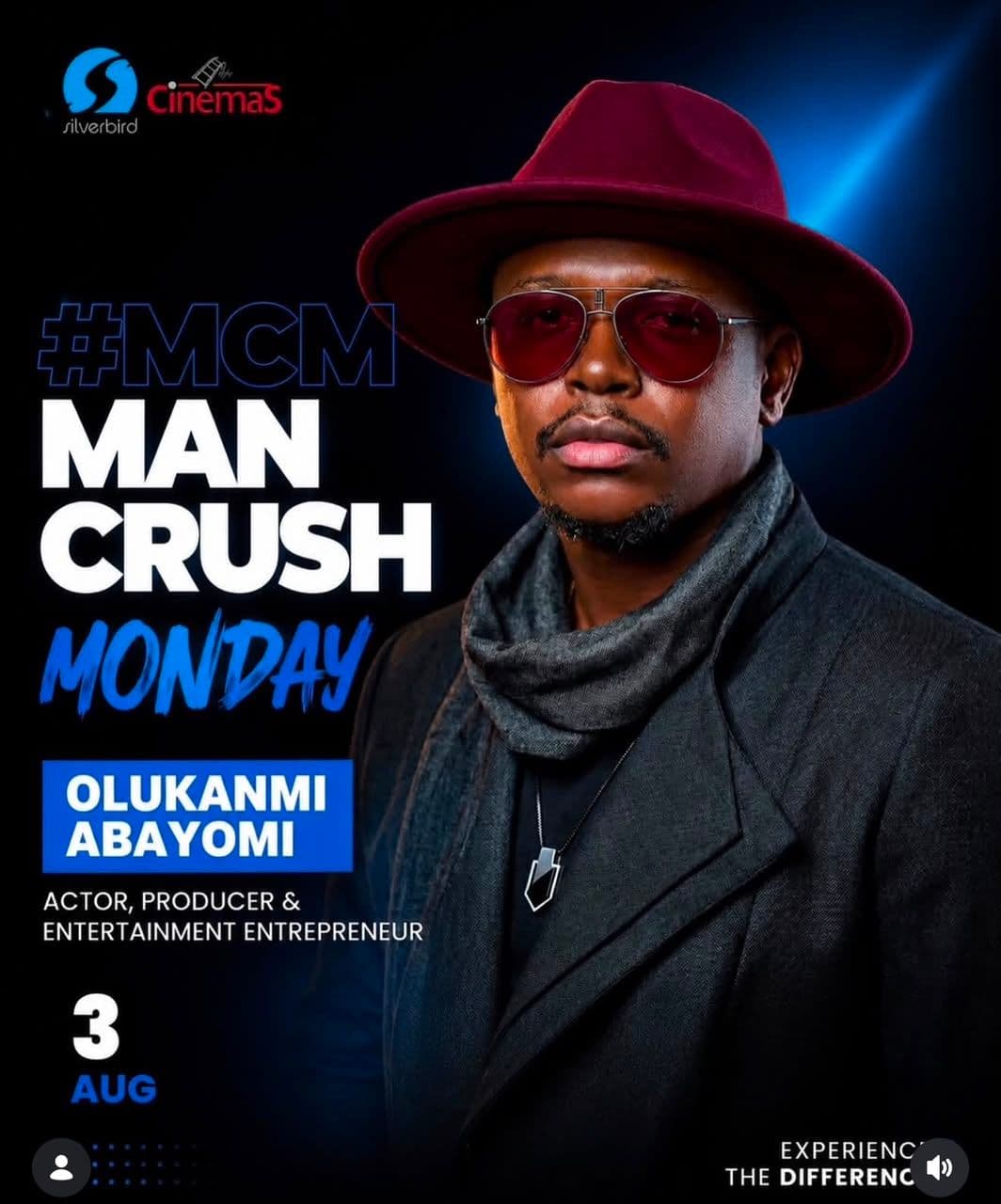 Silverbird Cinemas Celebrates Olukanmi Abayomi as #MCM